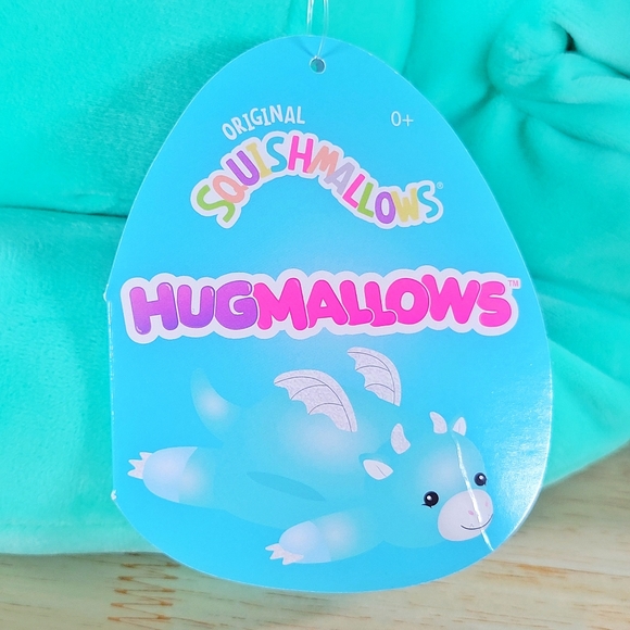 Squishmallow Miles the Dragon 22" UltraSoft Hugmallows Easter Version Plush NWT - Picture 8 of 11